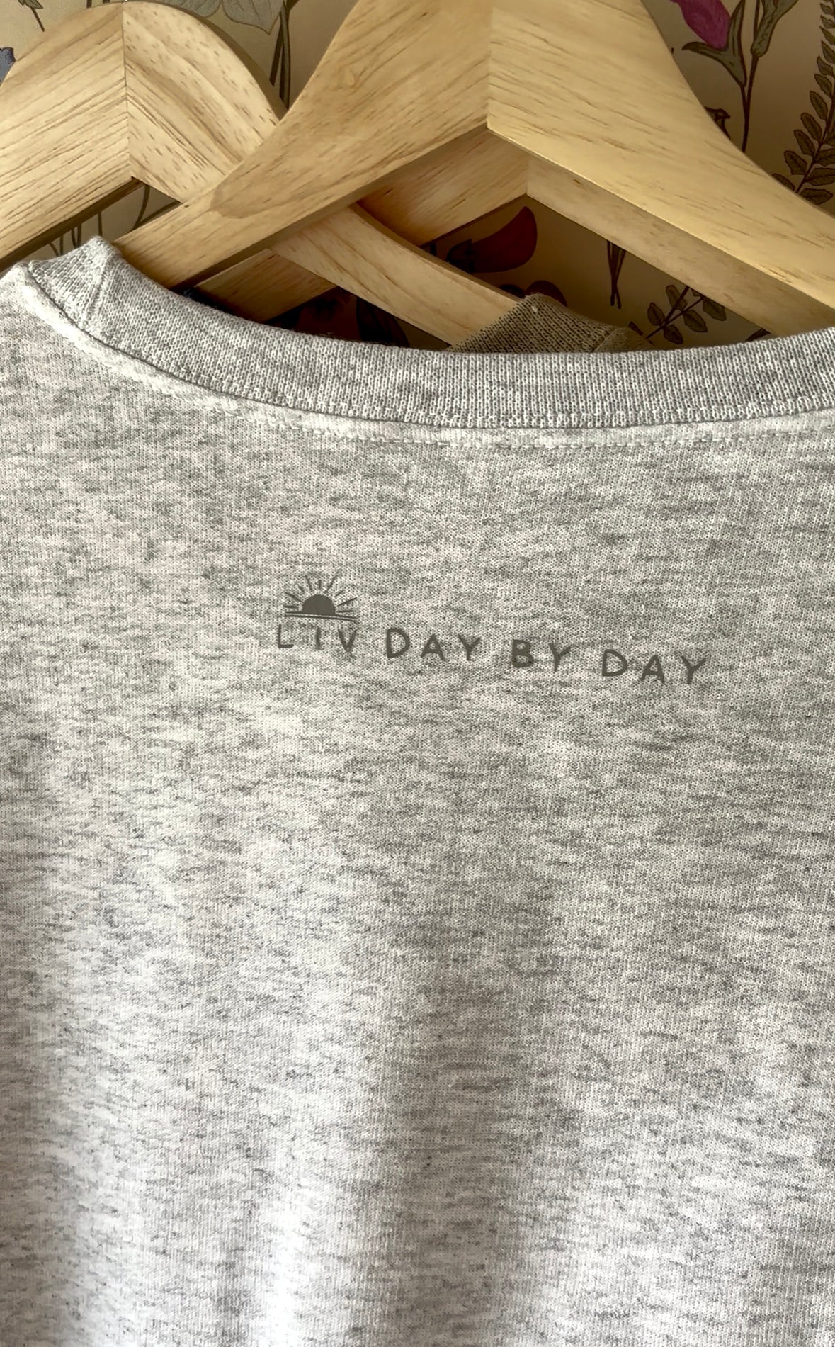 EVERYTHING YOU WANT IS ON THE OTHER SIDE OF FEAR - embroidered crewneck