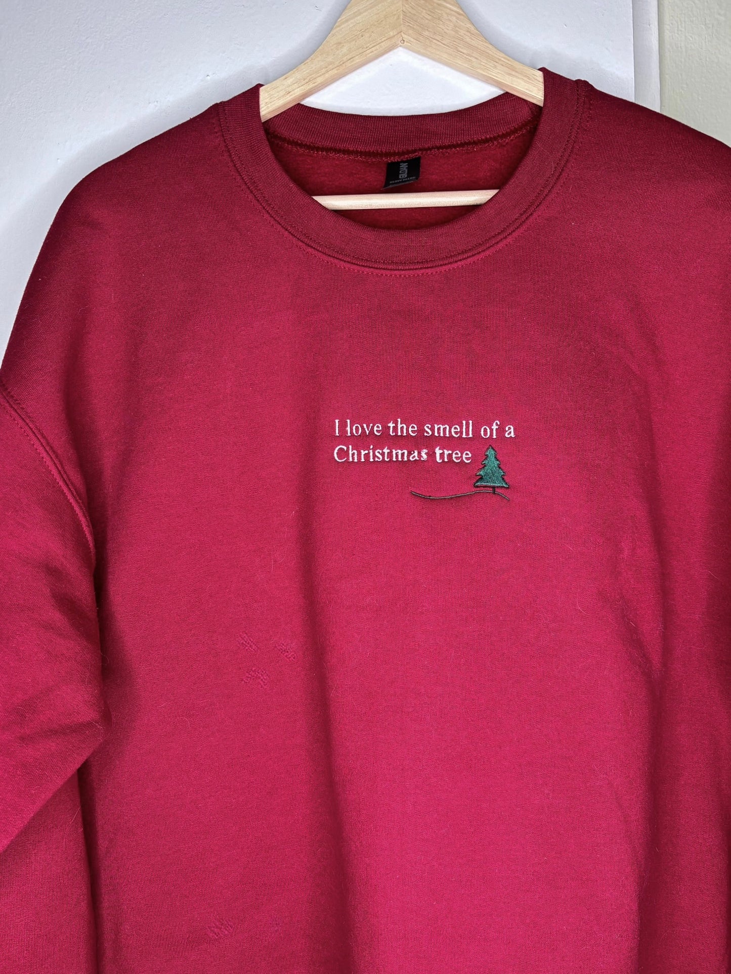 OOPS, I love the Smell of a Christmas Tree Crewneck🎄LARGE