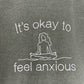 OOPS, It’s okay to feel anxious vintage embroidered t-shirt LARGE