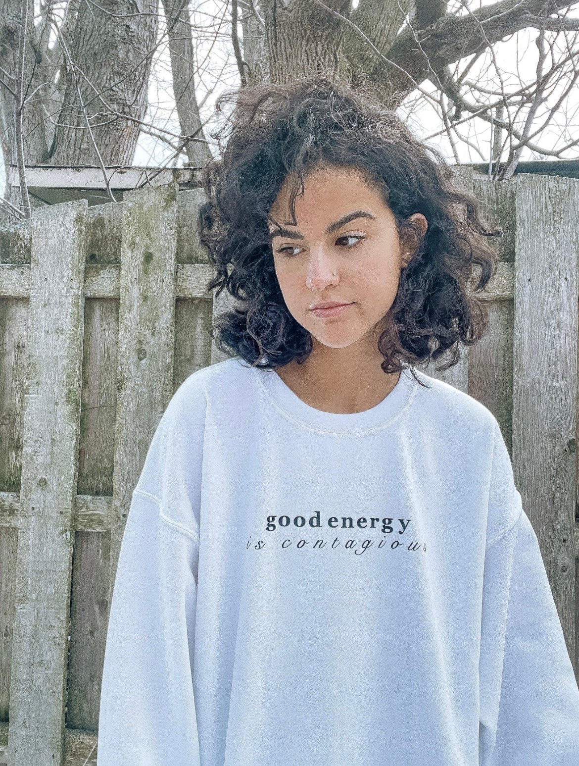 "Good Energy is Contagious" Crewneck