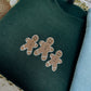 Gingerbread Men Embroidered Crewneck