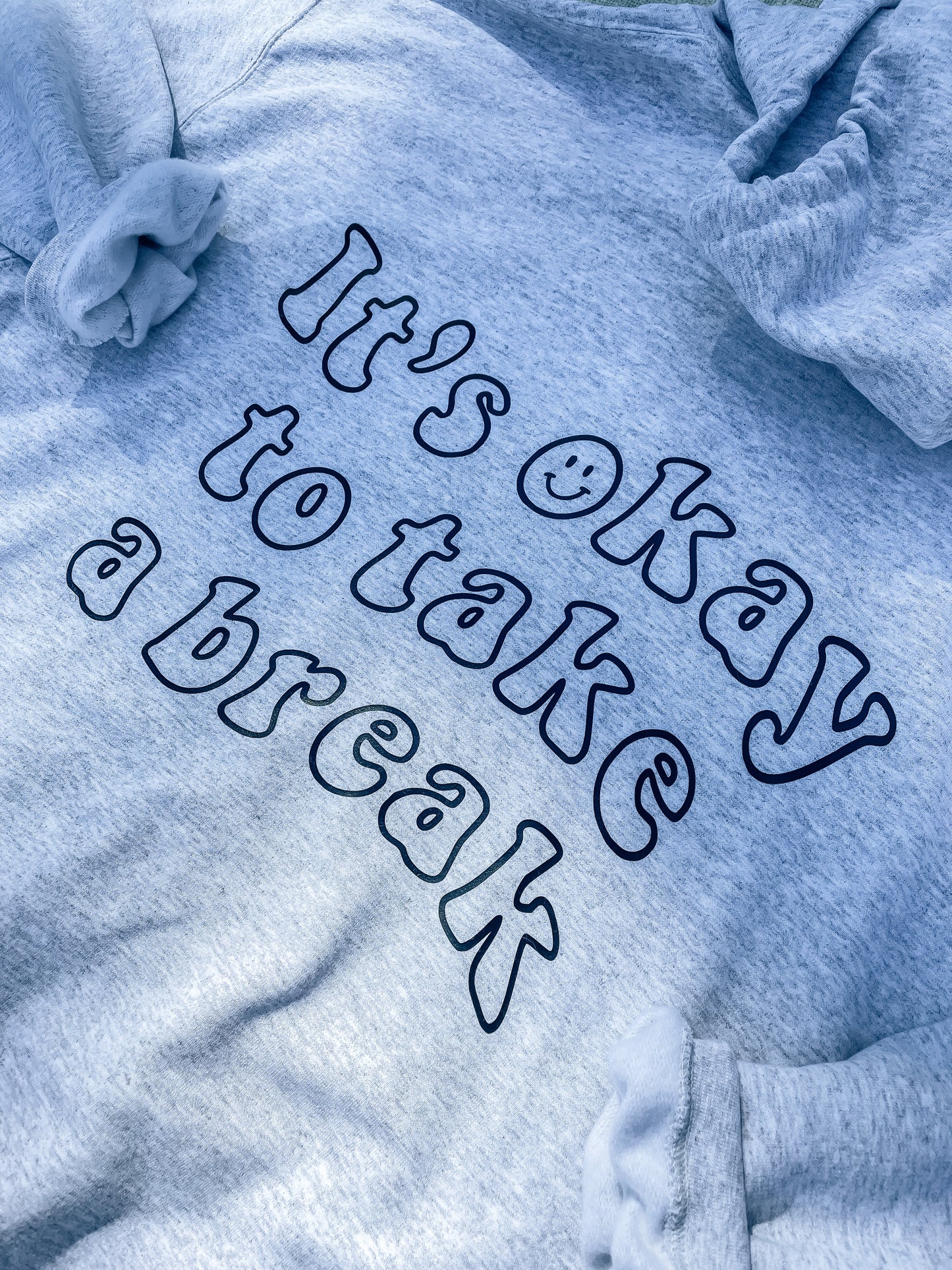 “It’s Okay to Take a Break” Embroidered Hoodie